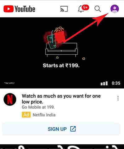 YouTube Setting 1