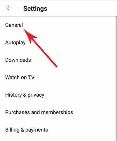 Youtube setting 3